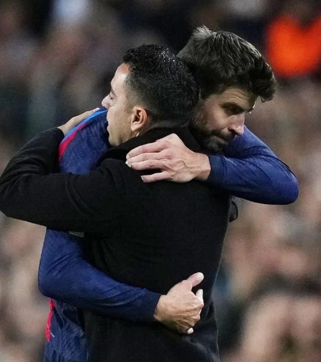 哈维：皮克代表巴萨黄金时代 莱万没进球是好消息